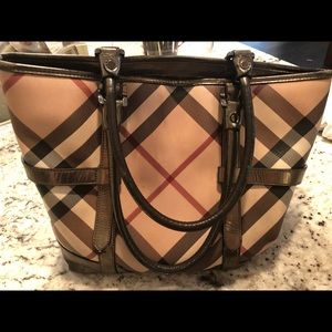 BURBERRY supernova check tote